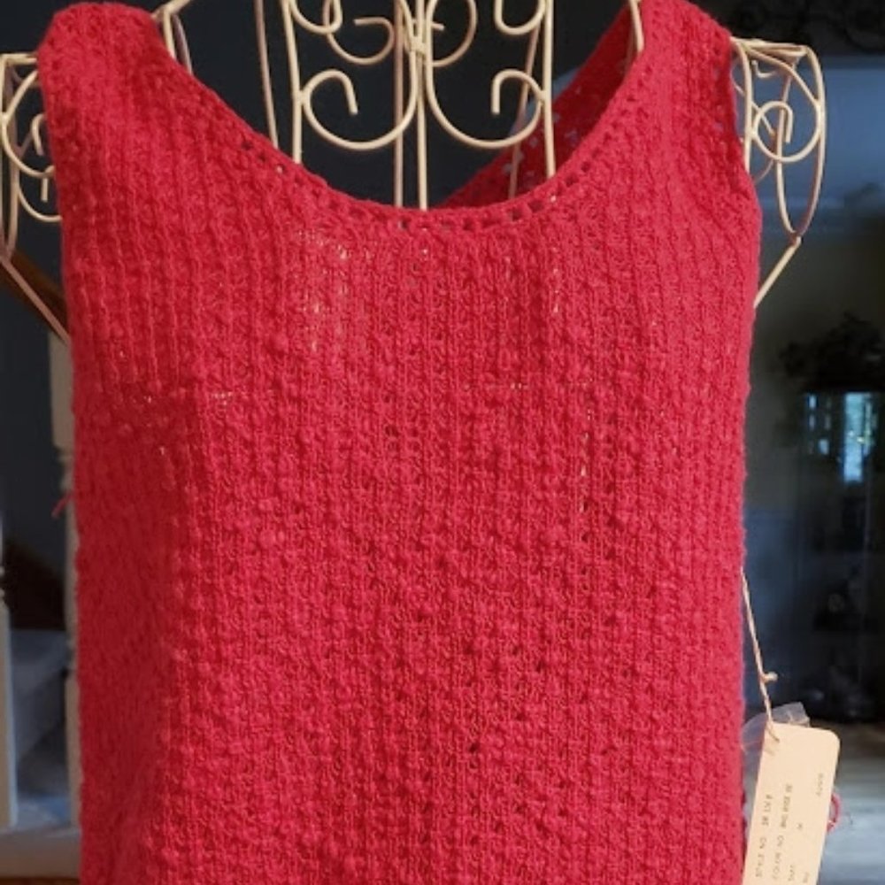 NWT Rafaella sz medium Lightweight Pink Sleeveless sweater - Picture 2 of 4
